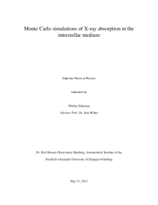 Monte Carlo simulations of X-ray absorption in the interstellar medium