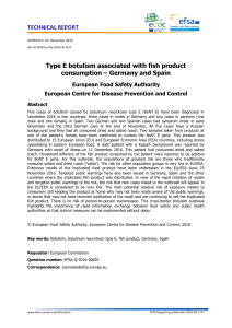 Type E botulism associated with fish product - EFSA