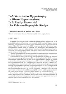 Left Ventricular Hypertrophy in Obese Hypertensives: Is It Really