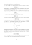 Systems of equations, vectors and matrices