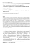 Weak-base amines inhibit the anterograde-to