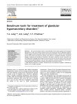 Botulinum toxin for treatment of glandular hypersecretory disorders