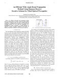 An Efficient Wide-Angle Beam Propagation Method Using