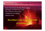 Hereditary risks associated with preeclampsia