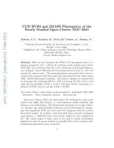 CCD BVRI and 2MASS Photometry of the Poorly Studied Open