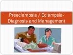 Preeclampsia and Eclampsia Management