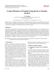 Crustal Thickness of Funafuti Using Receiver Function Analysis