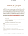 Sample Form 3 Exam - Charlotte Mason Institute