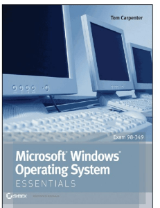 Microsoft Windows Operating System Essentials
