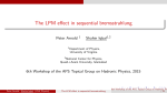 The LPM effect in sequential bremsstrahlung