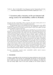 7. Economic policy measures on the environment and energy