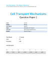 Cell Transport Mechanisms