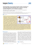 Characterization of Low Energy Charge Transfer Transitions in