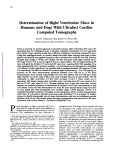 Determination of Right Ventricular Mass in Computed