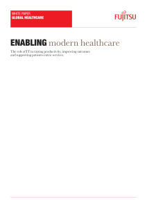 ENABLING modern healthcare