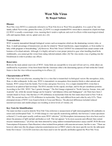 West Nile Virus - Austin Community College