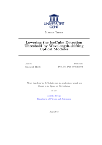 Lowering the IceCube Detection Threshold by Wavelength