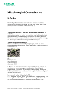 Microbiological Contamination \A\A - B. Braun Melsungen AG