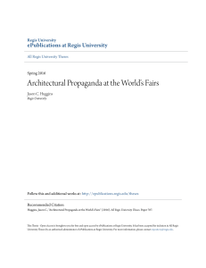 Architectural Propaganda at the Worldâ•Žs Fairs