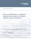 Ocean Acidification: modelled impacts from lower and higher trophic