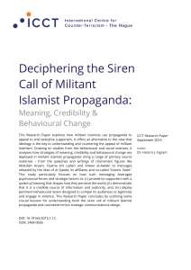 Deciphering the Siren Call of Militant Islamist Propaganda: