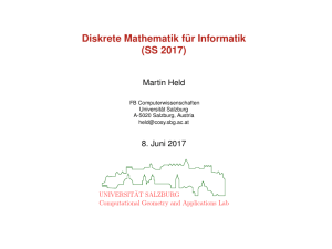 Diskrete Mathematik für Informatik (SS 2017)