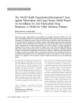 The World Health Organization/International Union against