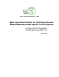 Basic Application Profile for Distribution Feeder