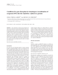 Conditions for gene disruption by homologous