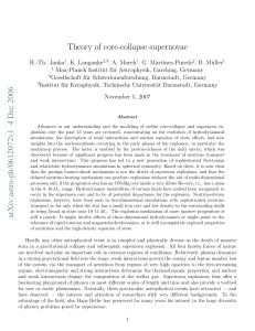 arXiv:astro-ph/0612072v1 4 Dec 2006 Theory of core