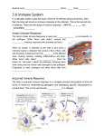 3.6 Immune System