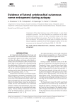 Evidence of lateral antebrachial cutaneous