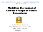 Modelling the Impact of Climate Change on Forest