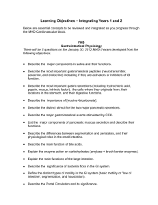 Learning Objectives – Integrating Years 1 and 2