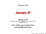 Physics 272