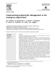 Compromising bradycardia: Management in the emergency