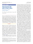 Polyunsaturated Fatty Acids in Heart Failure