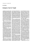 Endosperm: Food for Thought