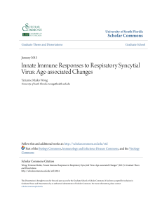 Innate Immune Responses to Respiratory Syncytial Virus