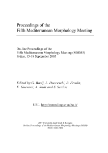MMM5 Proceedings - Geert Booij`s Page