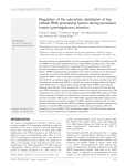 Regulation of the subcellular distribution of key cellular RNA