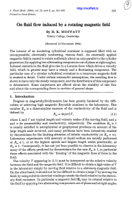 On fluid flow induced by a rotating magnetic field