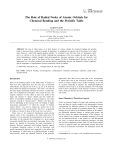 The role of radial nodes of atomic orbitals for