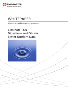 whitepaper - Shimadzu Scientific Instruments