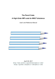 The Pencil Code: A High-Order MPI code for MHD Turbulence