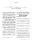 Cerebrospinal Fluid Pulsatility and Hydrocephalus: The Fourth