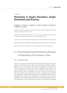 Histamine in Atopic Disorders: Atopic Dermatitis and