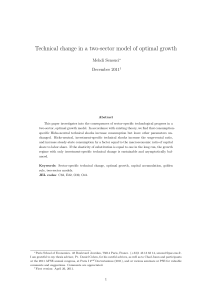 Technical change in a two-sector model of optimal growth