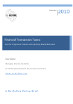 Financial Transaction Taxes: Tools for Progressive Taxation and