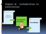 Chapter 8: Confederation to Constitution